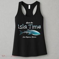 Isla Mujeres Mexico Island Near Cancun Whale Shark Women's Tank Top thumb 3