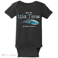 Isla Mujeres Mexico Island Near Cancun Whale Shark Baby Bodysuit thumb 0