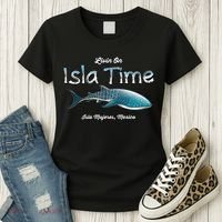 Isla Mujeres Mexico Island Near Cancun Whale Shark Women's T-Shirt thumb 3