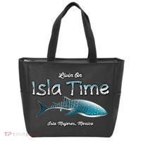 Isla Mujeres Mexico Island Near Cancun Whale Shark Tote Bag thumb 0
