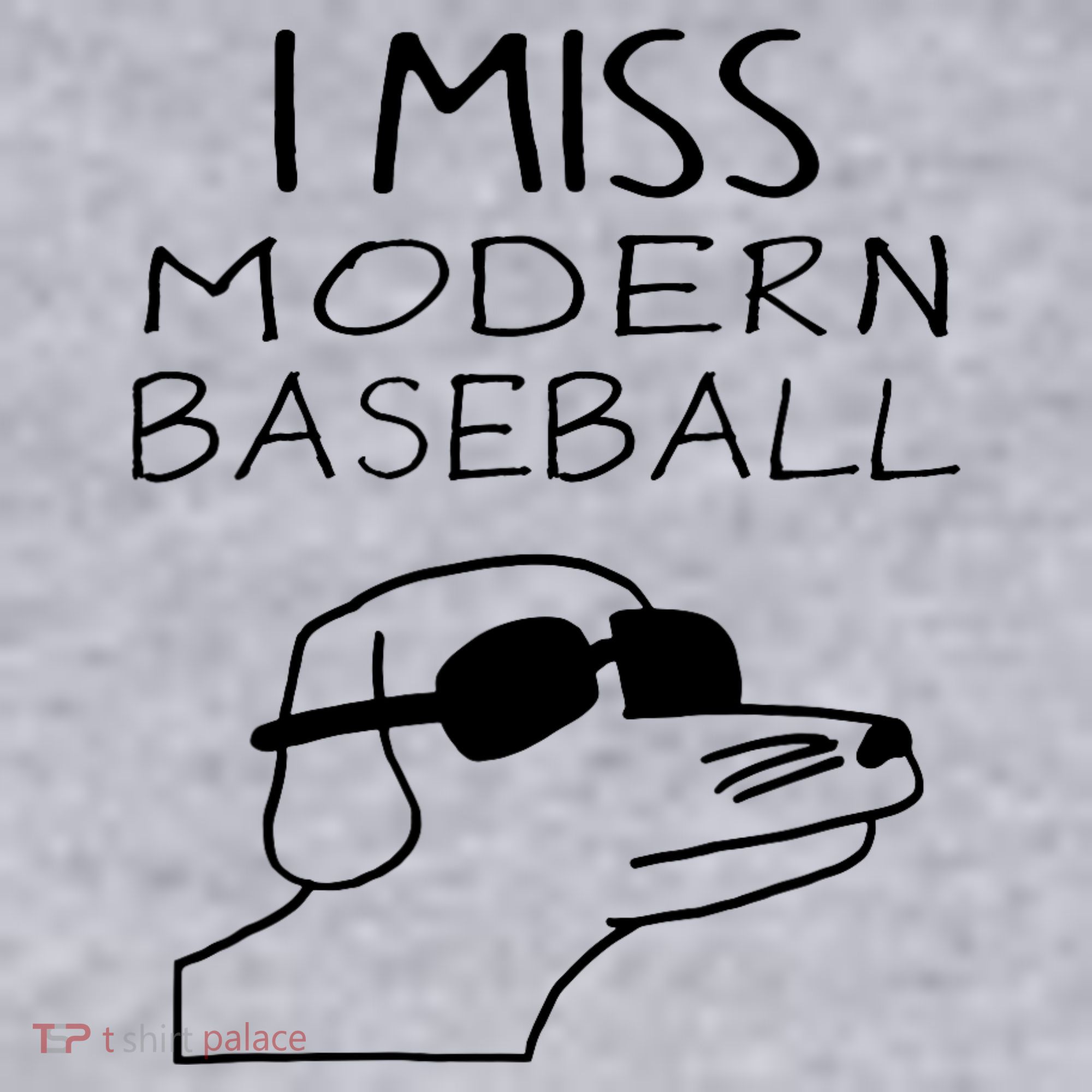 I Miss Modern Baseball Funny Dog Sport Lover Women's Sweatshirt