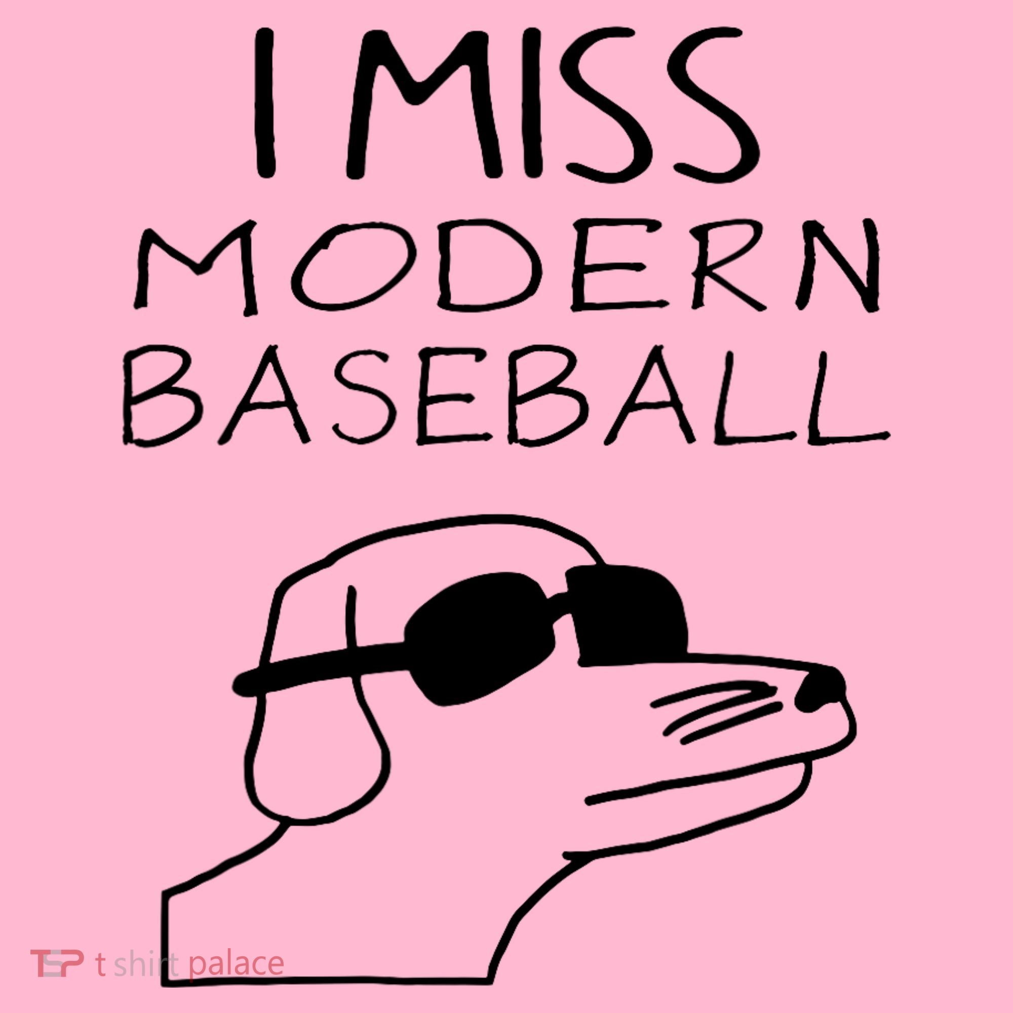 I Miss Modern Baseball Funny Dog Sport Lover Coaster