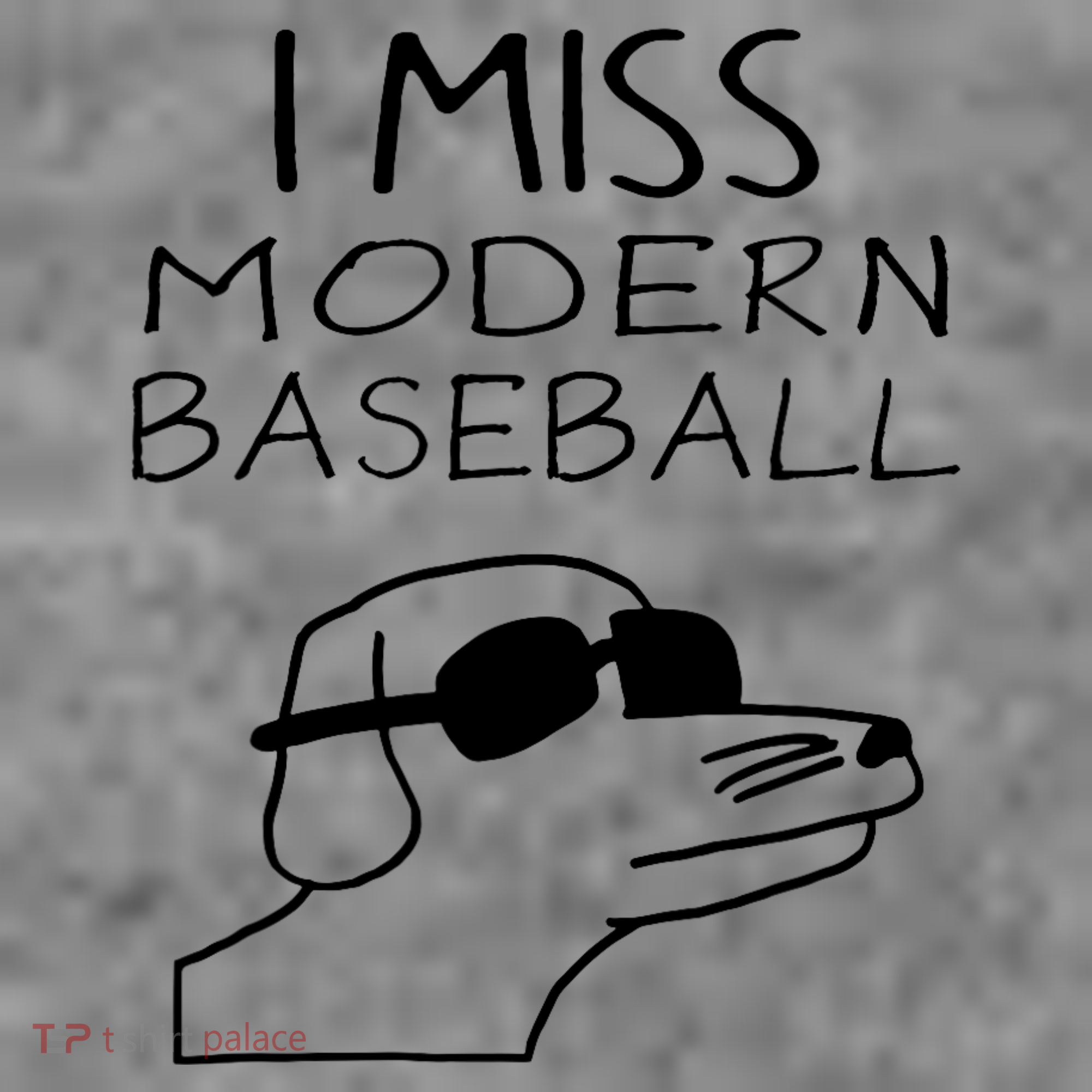 I Miss Modern Baseball Funny Dog Sport Lover Toddler Hoodie