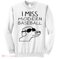 I Miss Modern Baseball Funny Dog Sport Lover Sweatshirt thumb 0