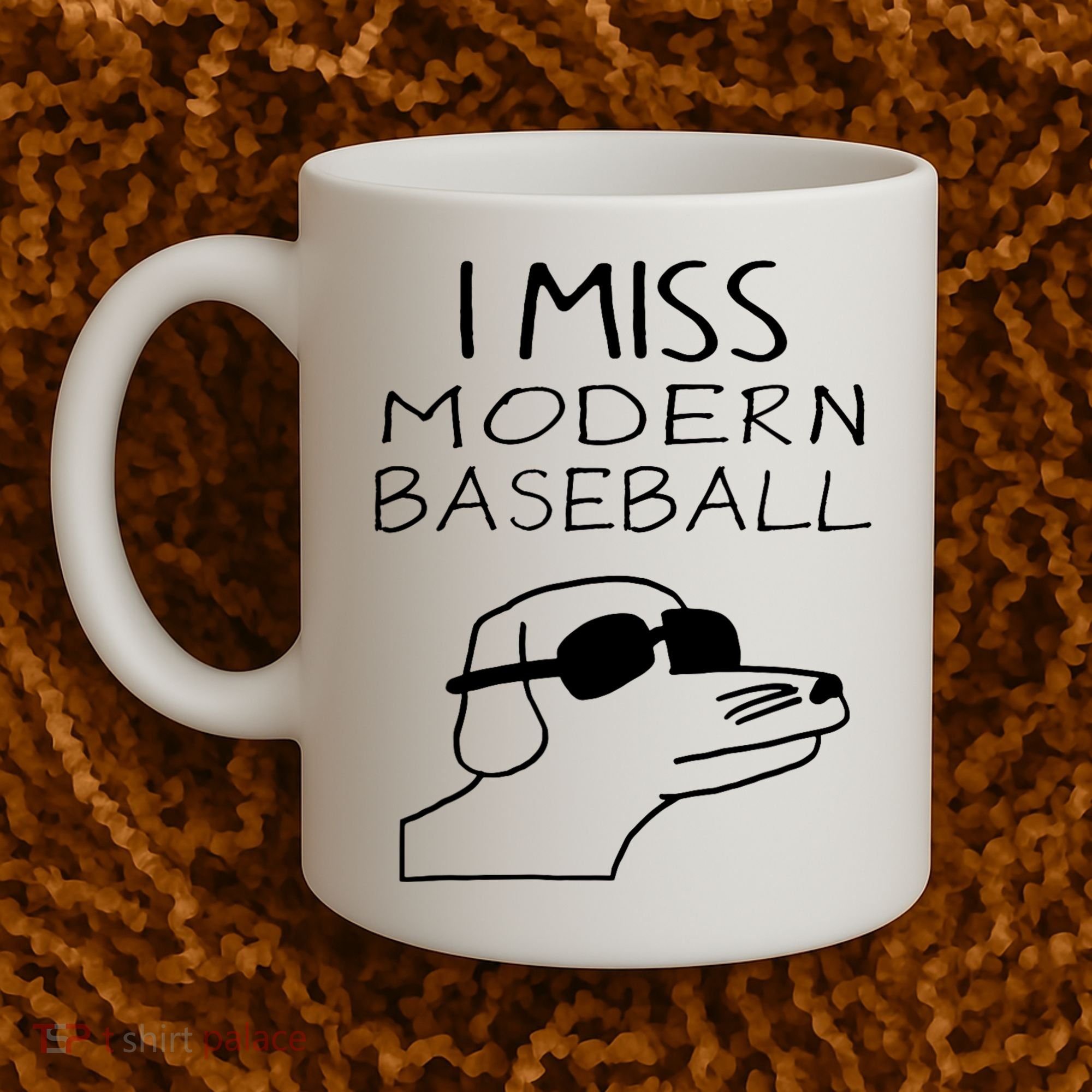 I Miss Modern Baseball Funny Dog Sport Lover Coffee Mug