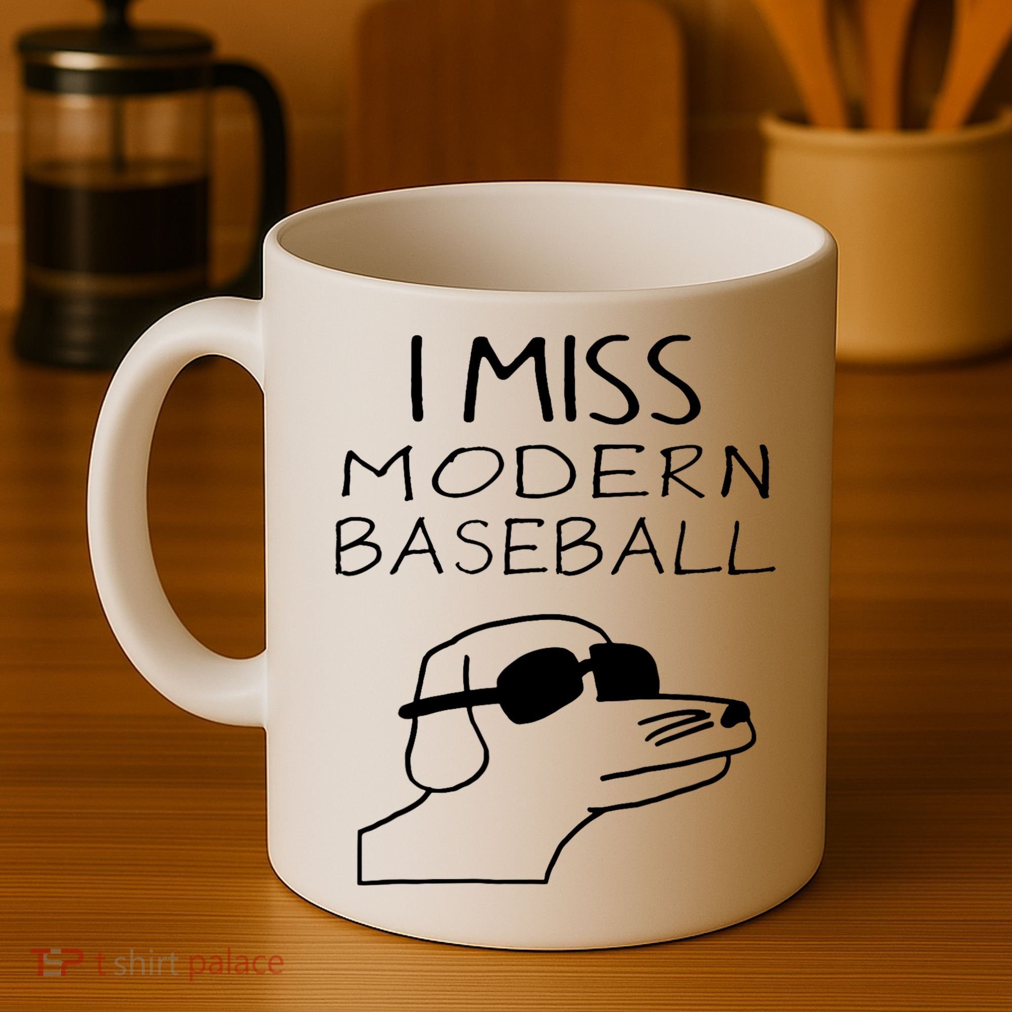 I Miss Modern Baseball Funny Dog Sport Lover Coffee Mug