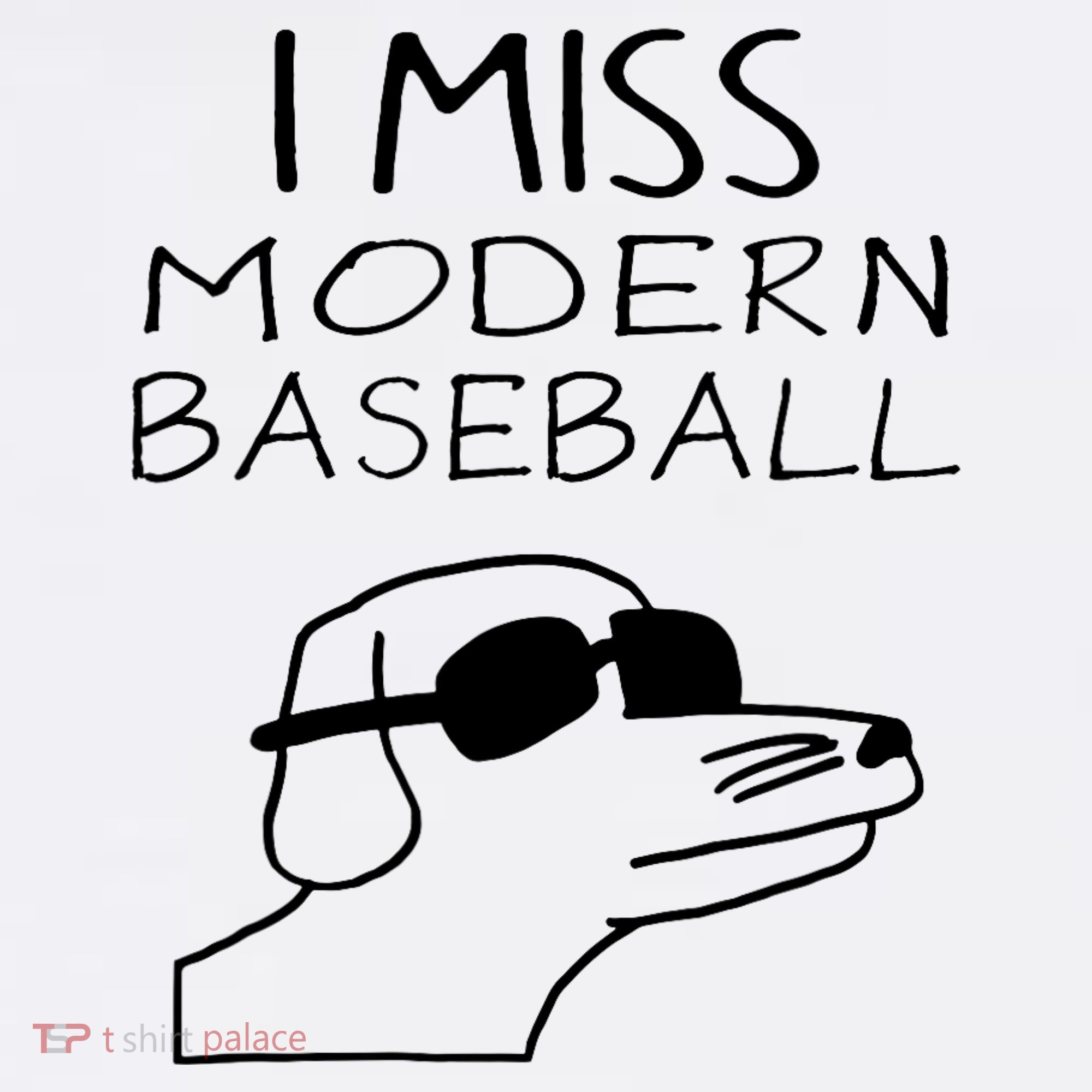 I Miss Modern Baseball Funny Dog Sport Lover Women's Tank Top