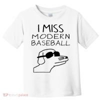 I Miss Modern Baseball Funny Dog Sport Lover Toddler T-Shirt thumb 0
