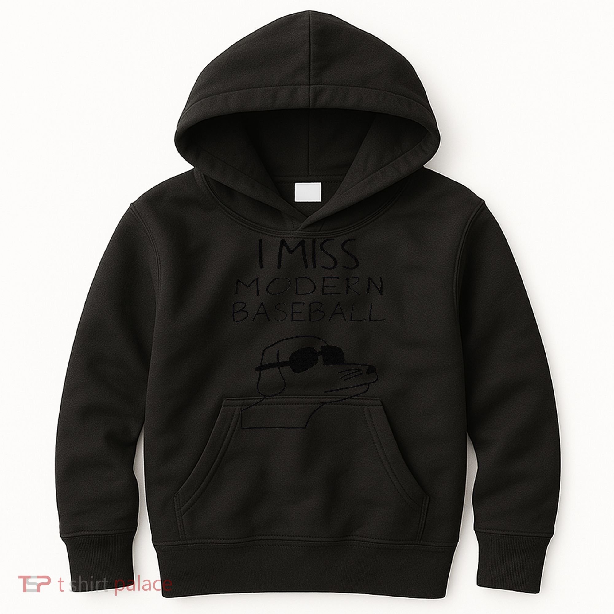 I Miss Modern Baseball Funny Dog Sport Lover Kids Hoodie