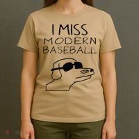 I Miss Modern Baseball Funny Dog Sport Lover T-Shirt thumb 4