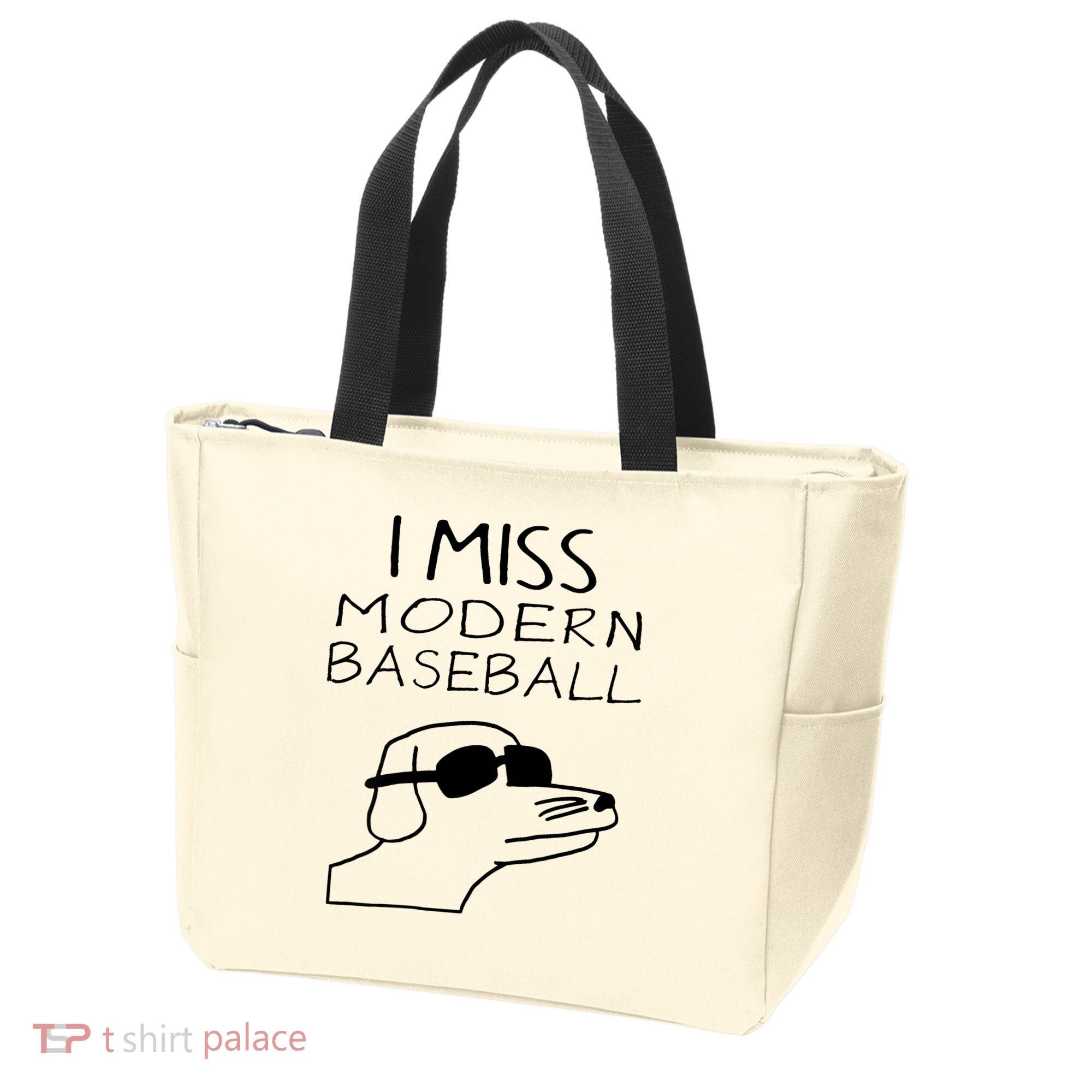 I Miss Modern Baseball Funny Dog Sport Lover Tote Bag