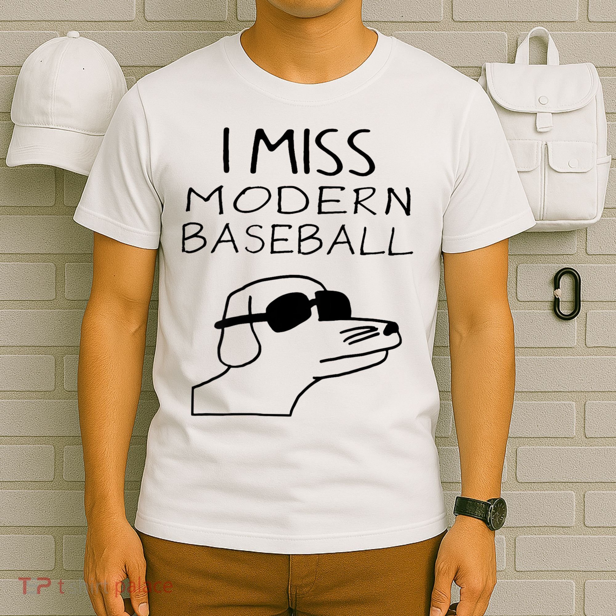 I Miss Modern Baseball Funny Dog Sport Lover T-Shirt