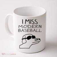 I Miss Modern Baseball Funny Dog Sport Lover Coffee Mug thumb 0
