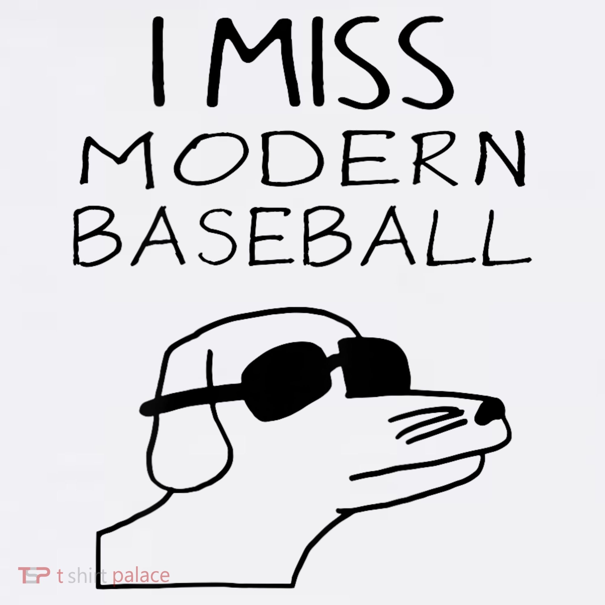 I Miss Modern Baseball Funny Dog Sport Lover Women's Tank Top