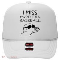 I Miss Modern Baseball Funny Dog Sport Lover Hat thumb 0