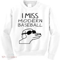 I Miss Modern Baseball Funny Dog Sport Lover Kids Sweatshirt thumb 0
