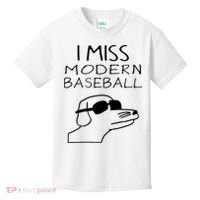 I Miss Modern Baseball Funny Dog Sport Lover Kids T-Shirt thumb 0