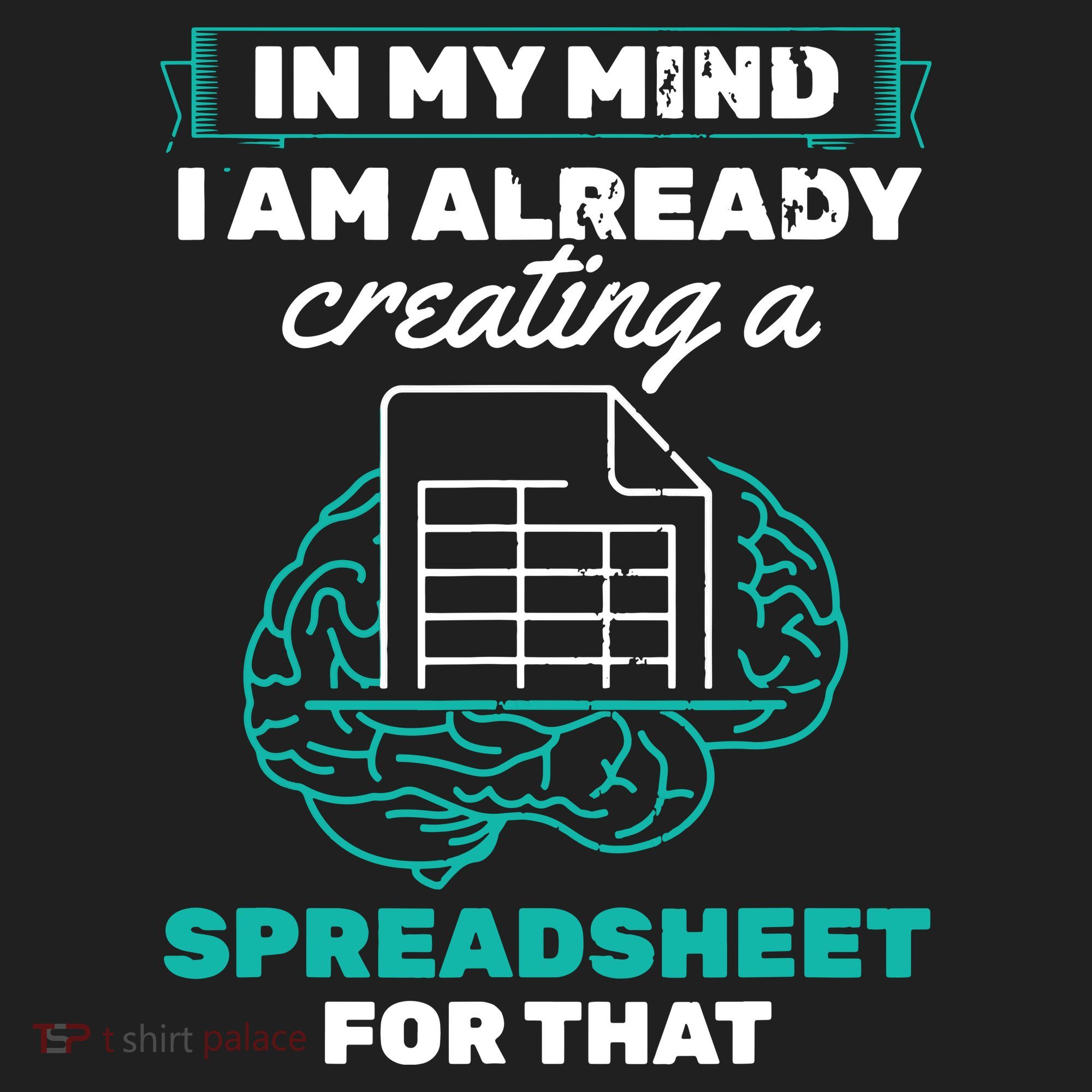 In My Mind Creating Spreadsheet Accountant Spreadsheet Beanie