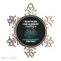 In My Mind Creating Spreadsheet Accountant Spreadsheet Ornament thumb 0