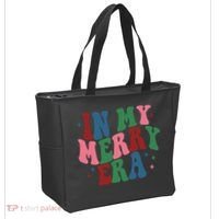 In My Merry Era Christmas Holiday Tote Bag thumb 2