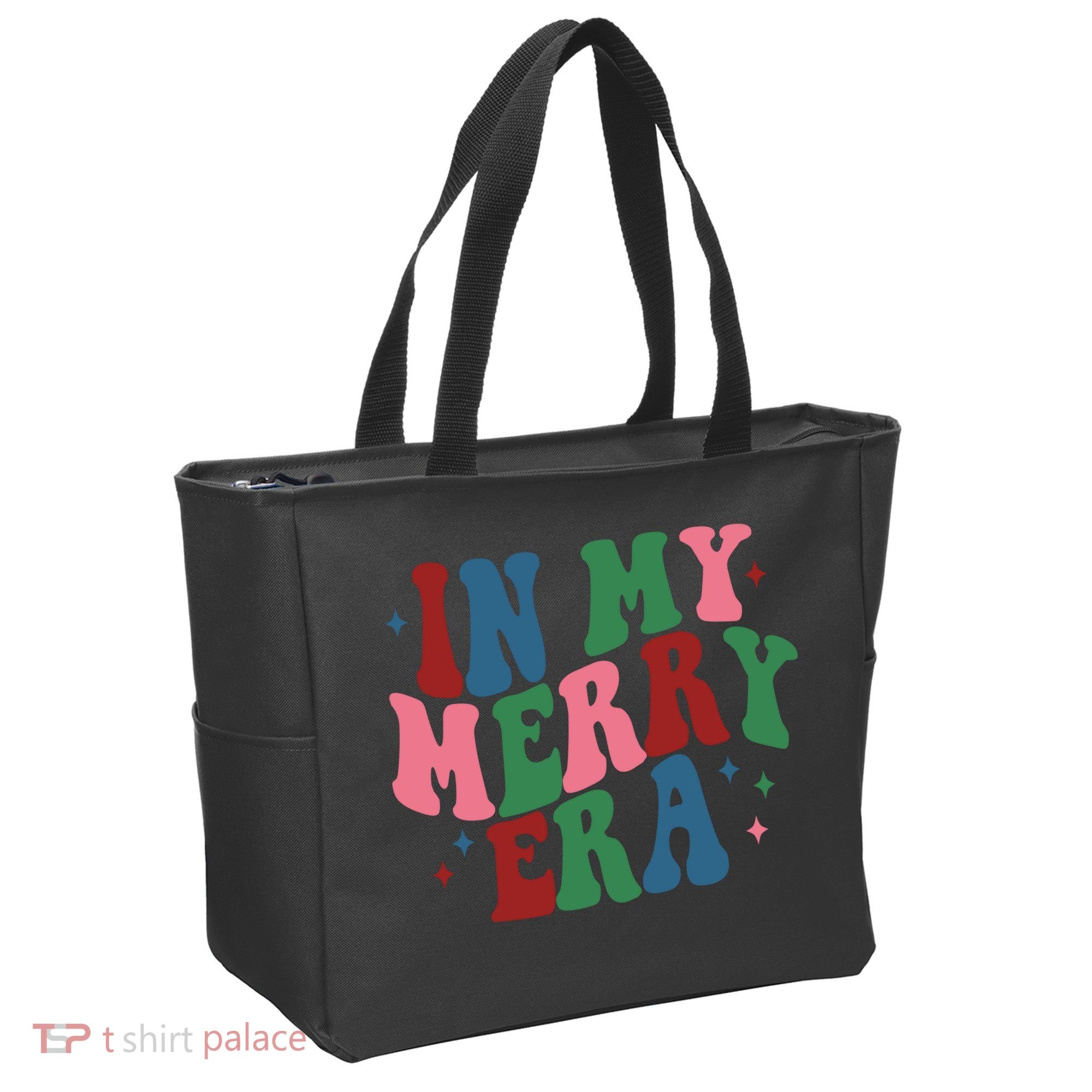 In My Merry Era Christmas Holiday Tote Bag