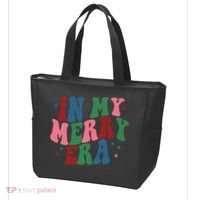 In My Merry Era Christmas Holiday Tote Bag thumb 3