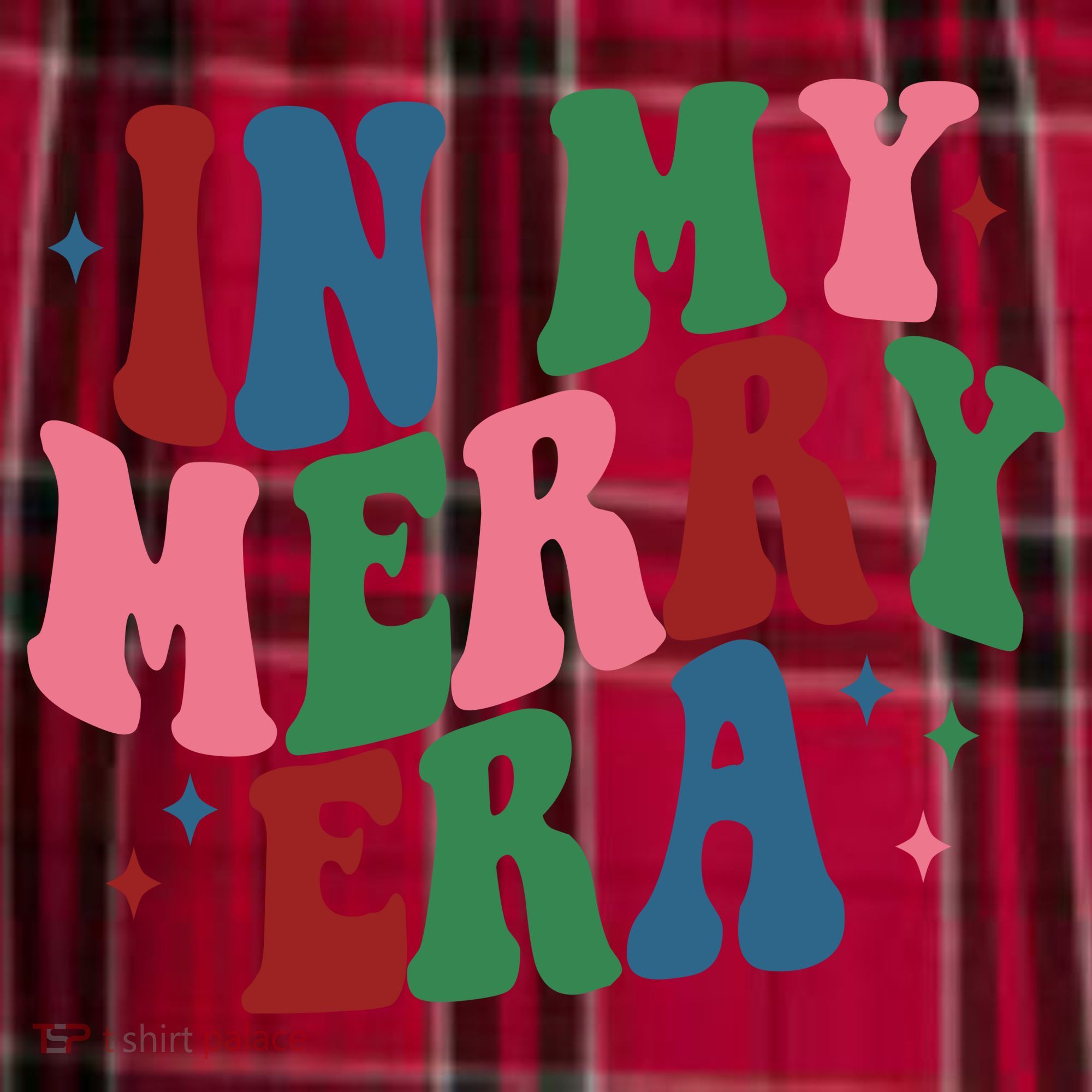 In My Merry Era Christmas Holiday Men's Flannel Plaid Pajama Pants
