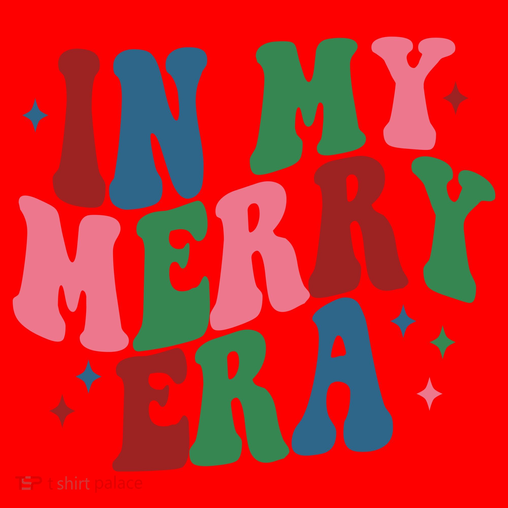 In My Merry Era Christmas Holiday Santa Hat