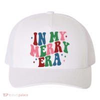In My Merry Era Christmas Holiday Yupoong Adult 5-Panel Trucker Hat thumb 0