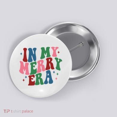 In My Merry Era Christmas Holiday Button