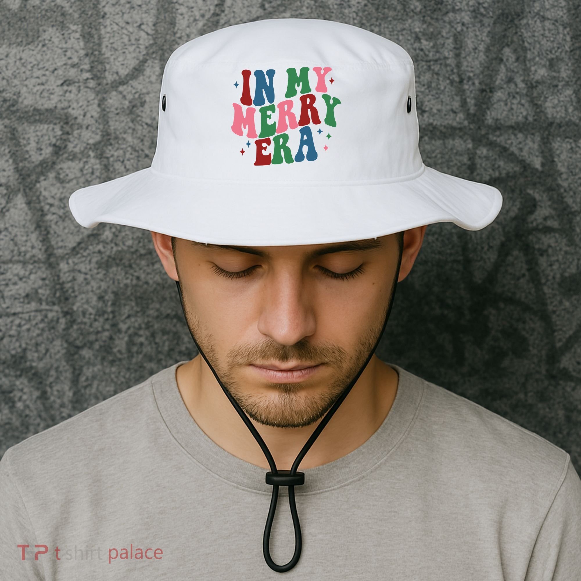 In My Merry Era Christmas Holiday Bucket Hat