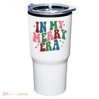 In My Merry Era Christmas Holiday Tumbler thumb 0