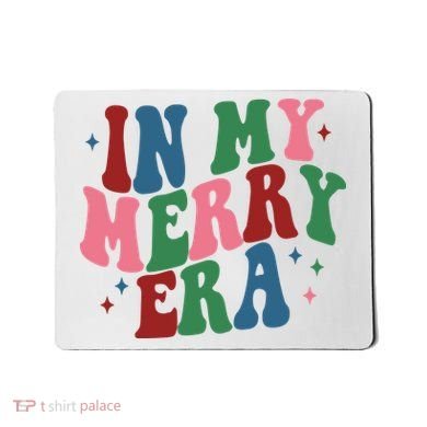 In My Merry Era Christmas Holiday Mousepad