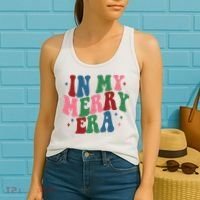 In My Merry Era Christmas Holiday Women's Tank Top thumb 2