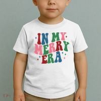 In My Merry Era Christmas Holiday Toddler T-Shirt thumb 2