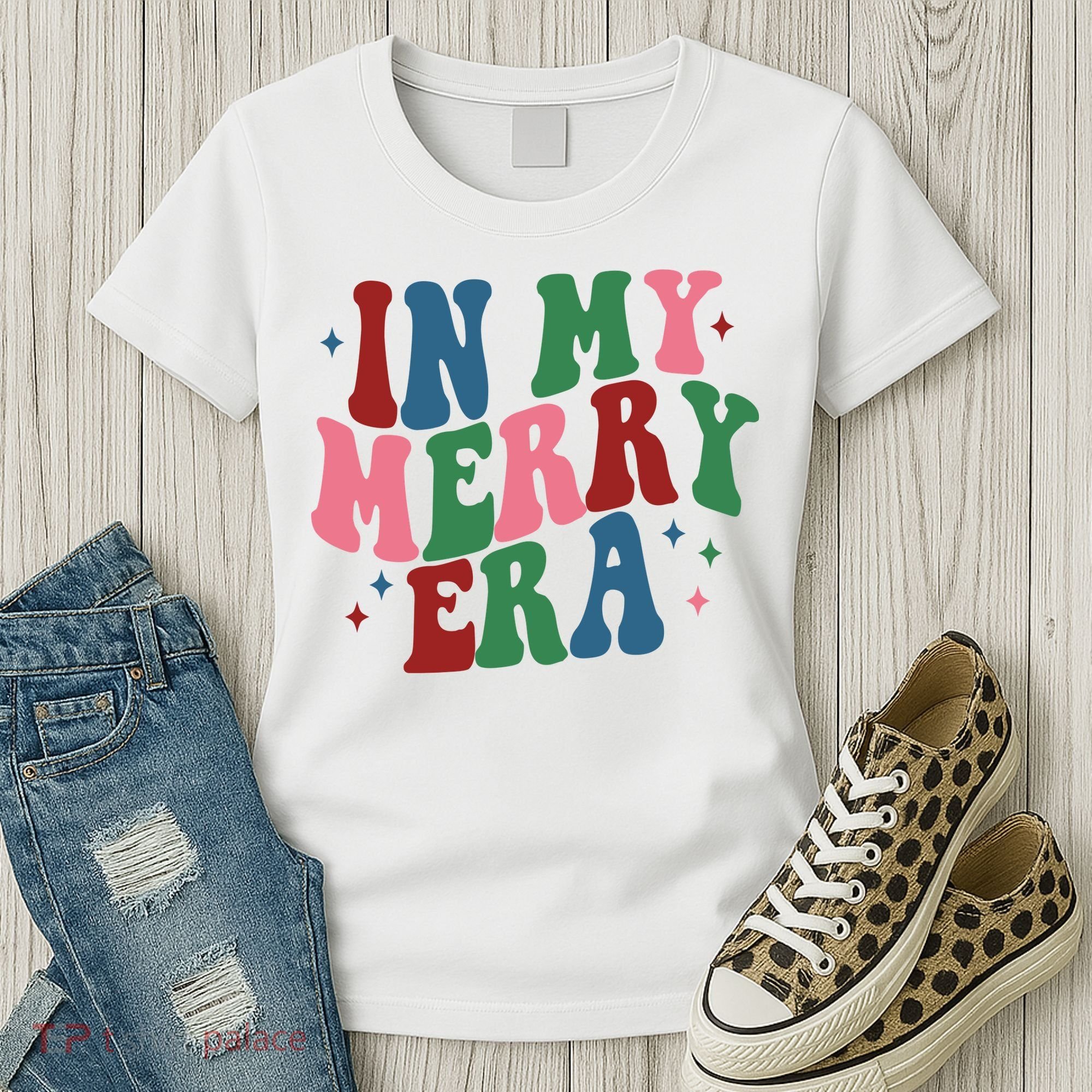 In My Merry Era Christmas Holiday Women's T-Shirt