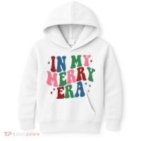 In My Merry Era Christmas Holiday Kids Hoodie thumb 0