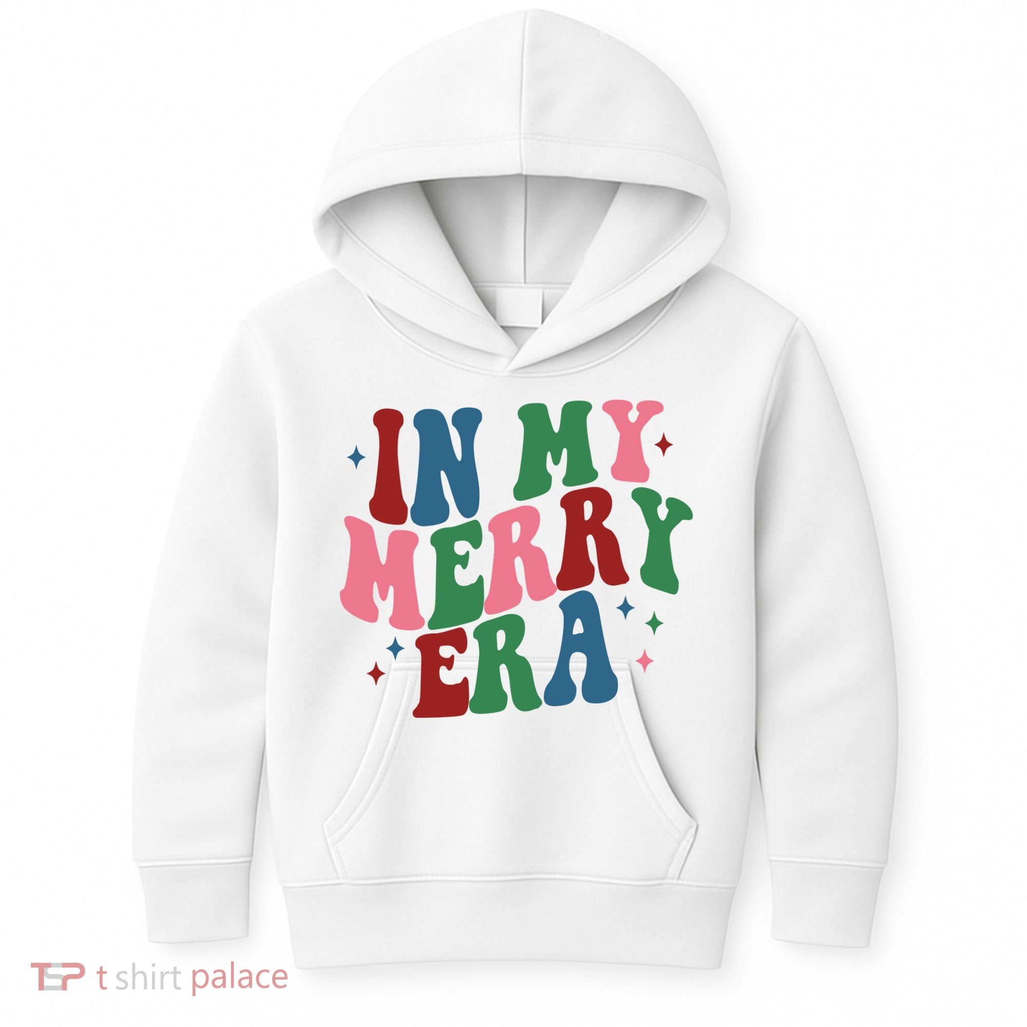 In My Merry Era Christmas Holiday Kids Hoodie