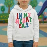 In My Merry Era Christmas Holiday Kids Hoodie thumb 3