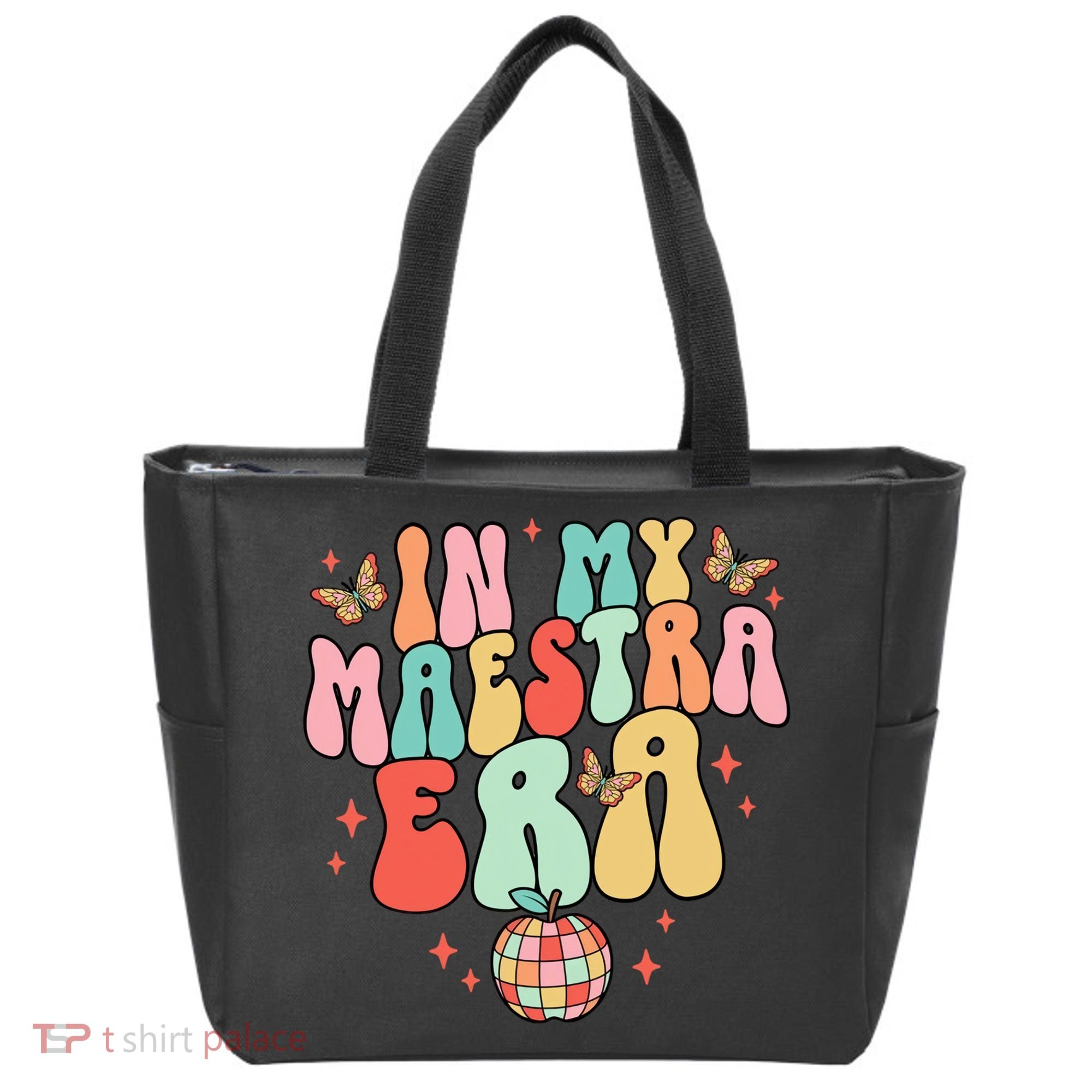 In My Maestra Era Spanish Teacher Back To School Tote Bag