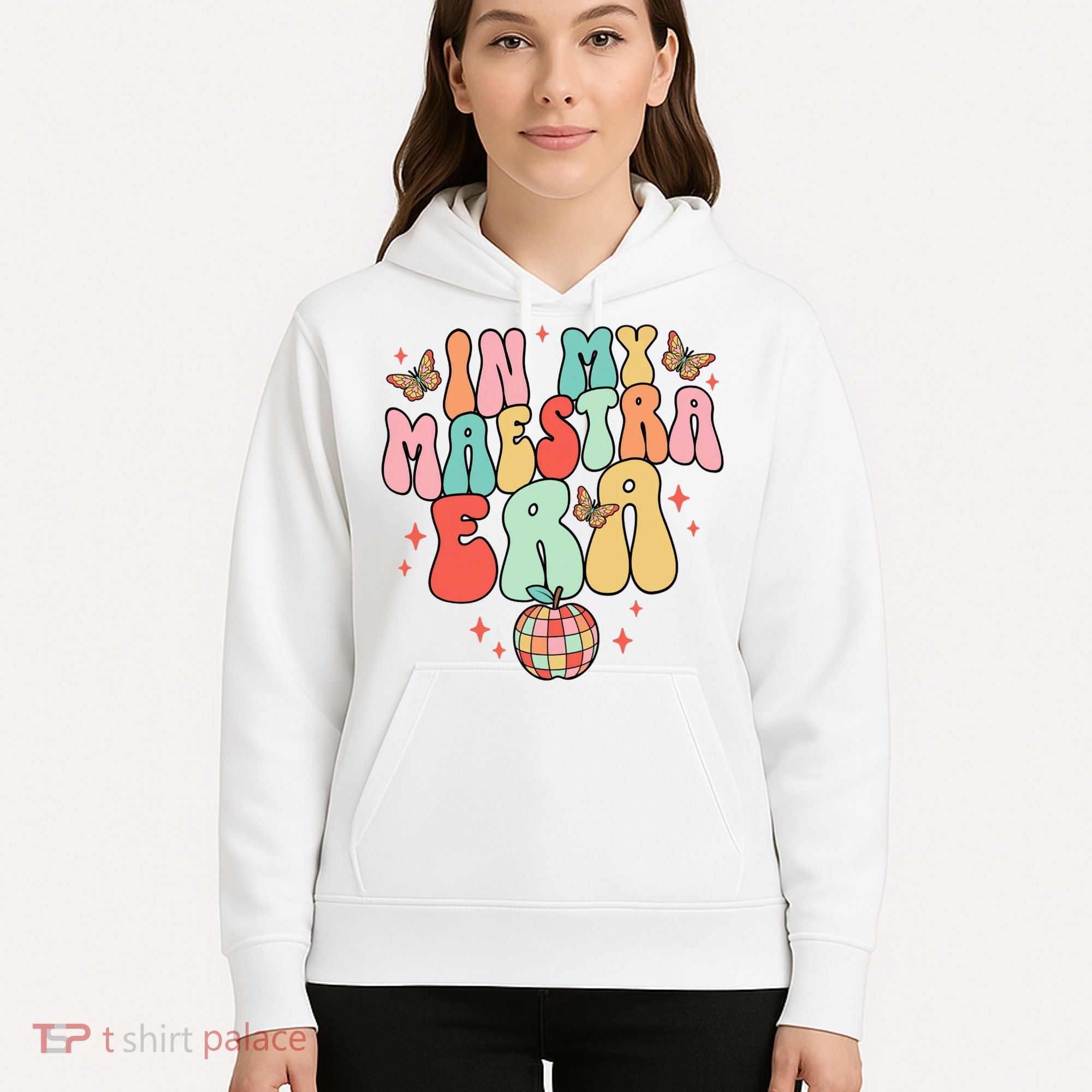 In My Maestra Era Spanish Teacher Back To School Hoodie