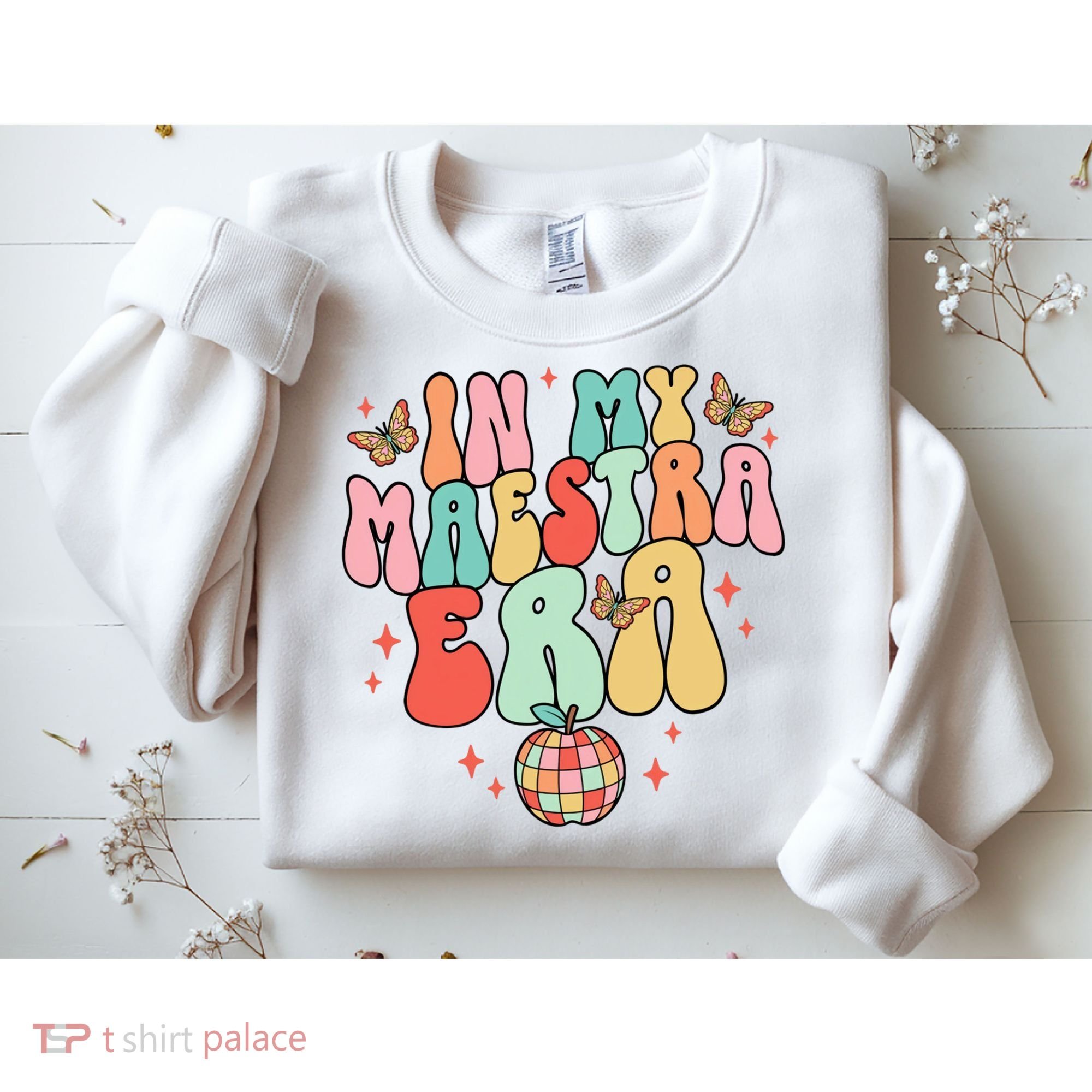 In My Maestra Era Spanish Teacher Back To School Sweatshirt