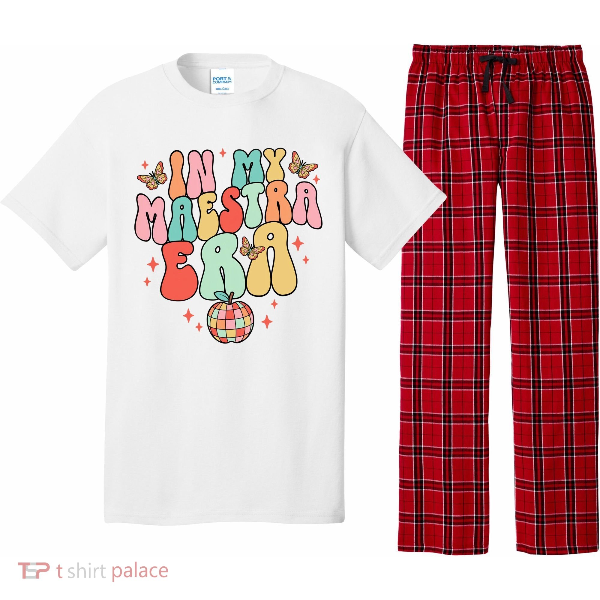In My Maestra Era Spanish Teacher Back To School Pajama Set