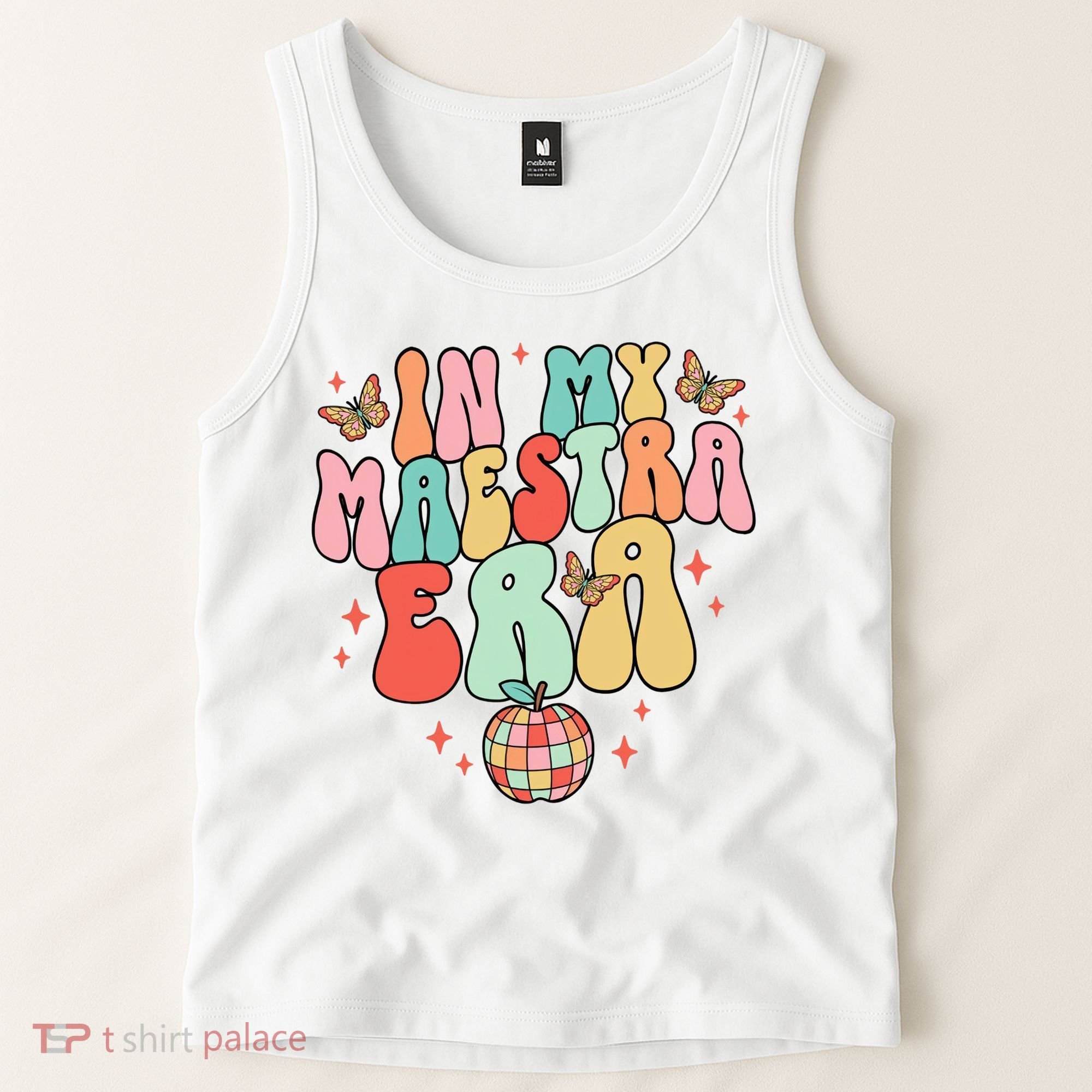 In My Maestra Era Spanish Teacher Back To School Tank Top