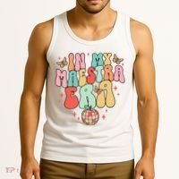 In My Maestra Era Spanish Teacher Back To School Tank Top thumb 3
