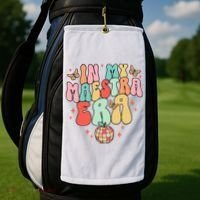In My Maestra Era Spanish Teacher Back To School Golf Towel thumb 2