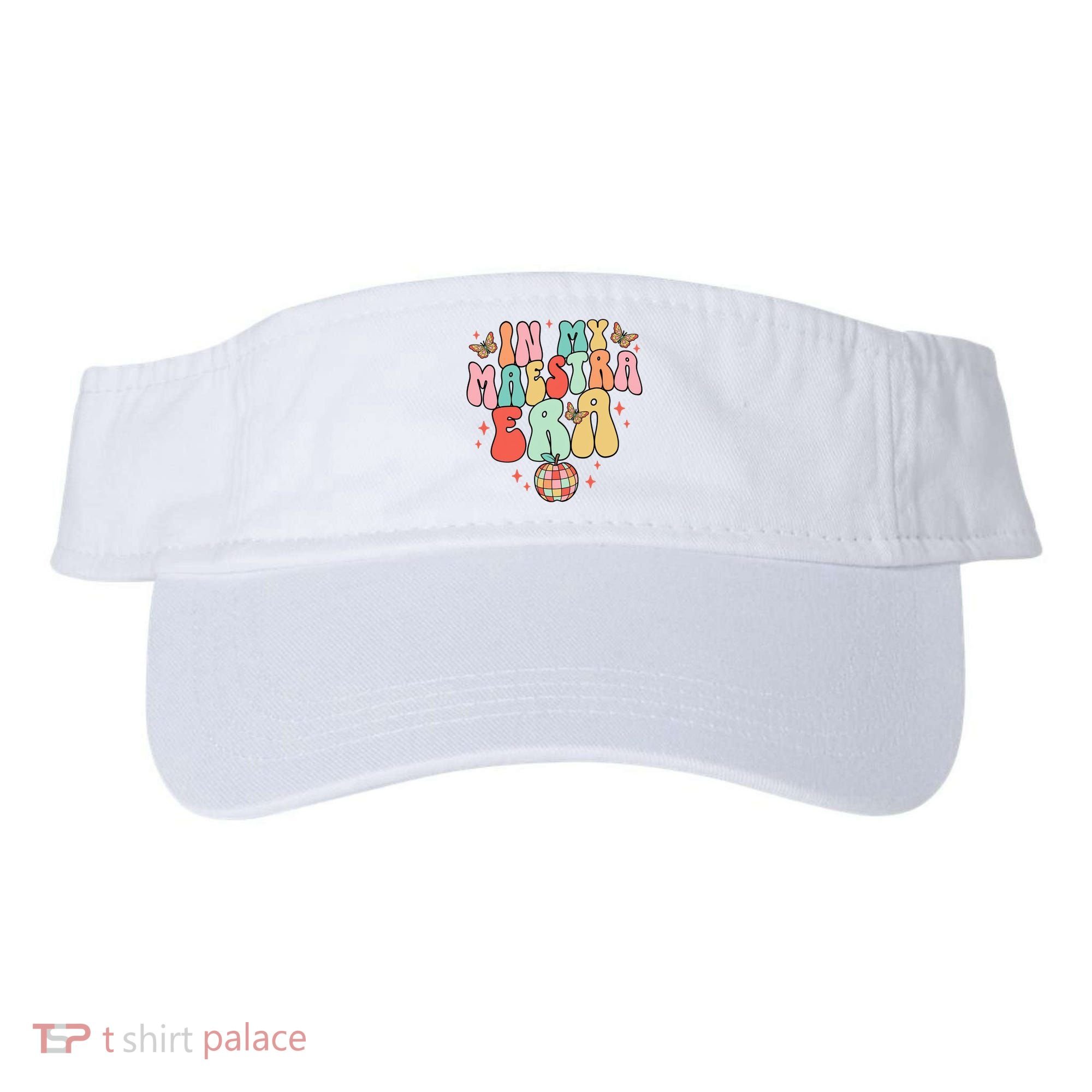 In My Maestra Era Spanish Teacher Back To School Visor