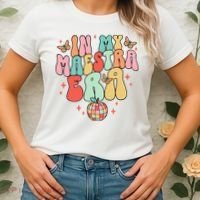 In My Maestra Era Spanish Teacher Back To School Women's T-Shirt thumb 2