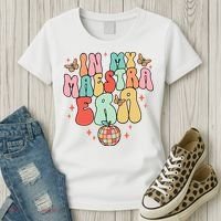 In My Maestra Era Spanish Teacher Back To School Women's T-Shirt thumb 3
