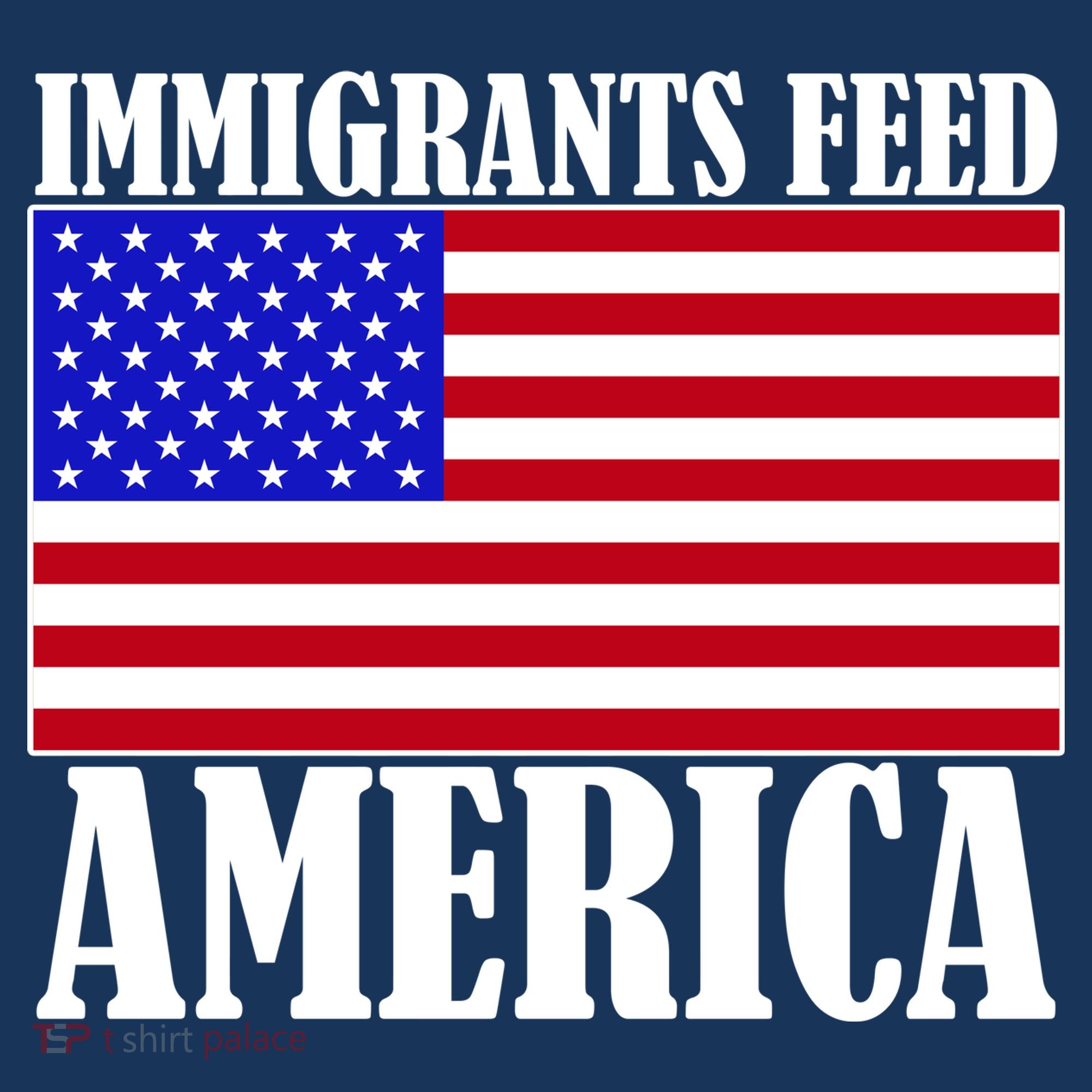 Immigrants Feed America US Flag Hat